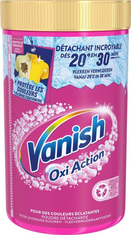 Vanish Oxi Action Wasbooster Poeder Vlekverwijderaar Voor Gekleurde Waskg