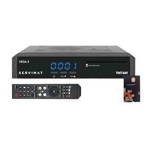 Servimat Full HD satelliet tv-ontvanger + TNTSAT V6 Astra 19.2E toegangskaart