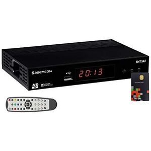 Sagemcom Satelliet Decoder HD Astra Nr. 1 + TNTSAT V6 kanalen, Franse ontvanger