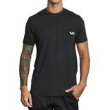 Rvca Sport Vent T-shirt Met Korte Mouwen Zwart S Man