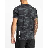 Rvca Sport Vent T-shirt Met Korte Mouwen Grijs S Man