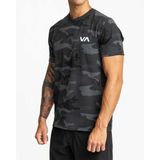 Rvca Sport Vent T-shirt Met Korte Mouwen Grijs S Man