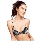 Billabong - Sol Searcher Knotted Trilet - Bikinitop - Zwart - 78% Polyamide, 22% Elastaan
