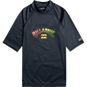 Billabong - UV-rashguard voor heren - Korte mouw - Arch - Zwarte Heide - maat S