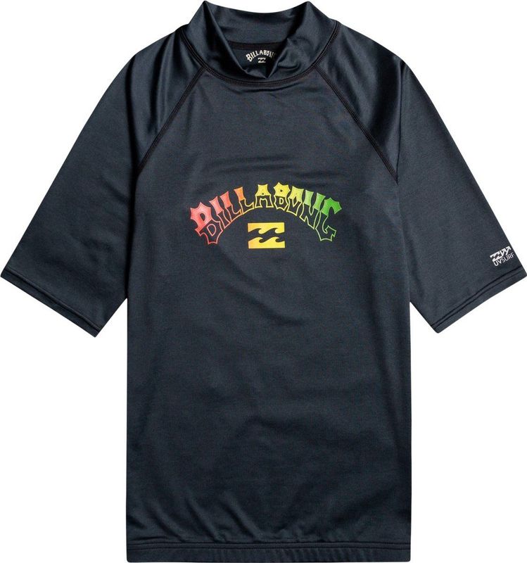 Billabong - UV-rashguard voor heren - Korte mouw - Arch - Zwarte Heide - maat S