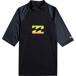 Billabong Team Wave Short Sleeve Upf Rash Guard T-shirt - Rasta