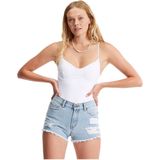 BILLABONG Drift Away Korte Spijkerbroek - Dames - Washed Denim - Katoen
