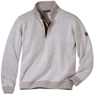 ATLAS FOR MEN - Herensweater met Opstaande Kraag en Ritssluiting - Comfortabel, Warm en Verkrijgbaar in Grote Maten van M tot 5XL - 5XL