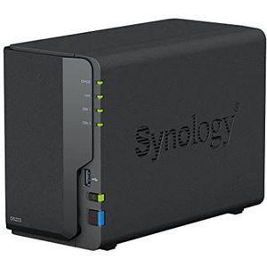 Synology DS223 2 GB NAS 16 TB (2 x 8 TB) WD Red+, gemonteerd en getest met SE DSM geïnstalleerd