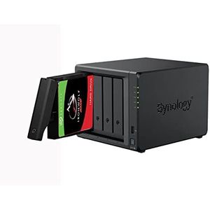 Synology DS423+ 6 GB NAS 48 TB (4 x 12 TB) Seagate IronWolf, gemonteerd en getest met SE DSM geïnstalleerd