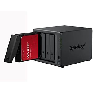 Synology DS423 6 GB NAS 56 TB (4 x 14 TB) WD Red+, gemonteerd en getest met SE DSM geïnstalleerd