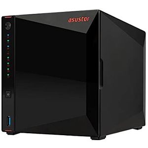 Asustor AS5304T 4 GB NAS 8 TB (4 x 2 TB) IronWolf Pro, gemonteerd en getest met SE ADM geïnstalleerd