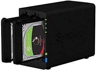 Synology DS224 - Netwerkopslag - Zwart - 4TB - 2 x 2TB Seagate IronWolf