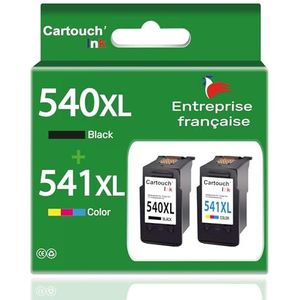 CARTOUCHINK - 540 541 XL - 2 inktpatronen compatibel met Canon PG-540 CL-541 XL of 540XL 541XL - cartridge ts5150 / Canon pixma ts5151 cartridge / Canon mg3600 cartridge