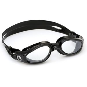 Aquasphere Kaiman zwembril zwart - heldere lens