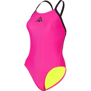 Aquasphere - Essential Wide Back - Badpak - Zwart/Blauw - Chloorbestendig, Gevoerd