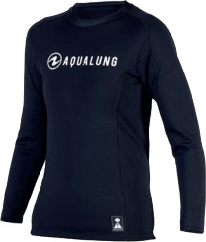 Aqualung - Top Ceramiqskin - Rashguard - Blauw - Lange Mouwen - Polyester