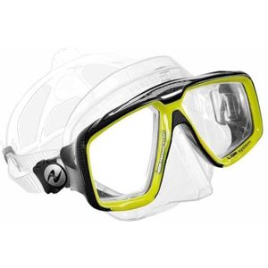 AQUALUNG LOOK - Duikmasker voor volwassenen met dubbel gehard glas, veelzijdig ontwerp voor alle gezichten, 360° wijzerplaatgespen, verbeterde waterdichtheid, ideaal voor duiken
