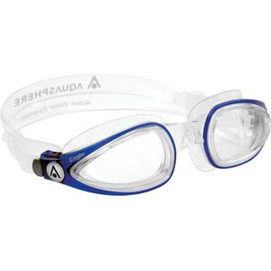Aquasphere Unisex Adult Eagle zwembril, blauw transparant/transparant glas, eenheidsmaat