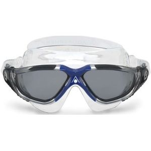 aquasphere vista trasparent goggle donkergrijs  zilveren lenzen