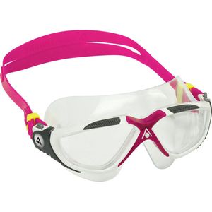 Aquasphere Vista - Zwembril - Volwassenen - Clear Lens - Wit/Roze