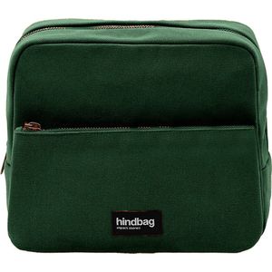 Hindbag Alix XL - toilettas - Spar Groen – 100% mooi biologisch katoen