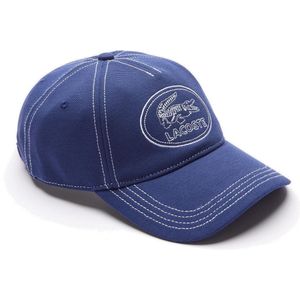 Lacoste cap - Round Crocodile Logo - Darkblue