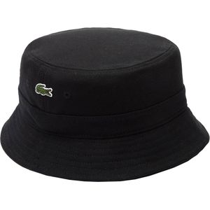 Lacoste Hoed RK2056 Zwart Bucket Hat - Maat L