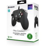 Nacon - Xbox Pro Compact Controller - Gamecontroller - Zwart - Bekabeld