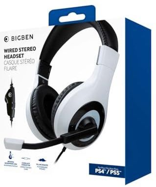 Bigben Stereo Gaming Headset V1 - PS5/PS4 - Wit