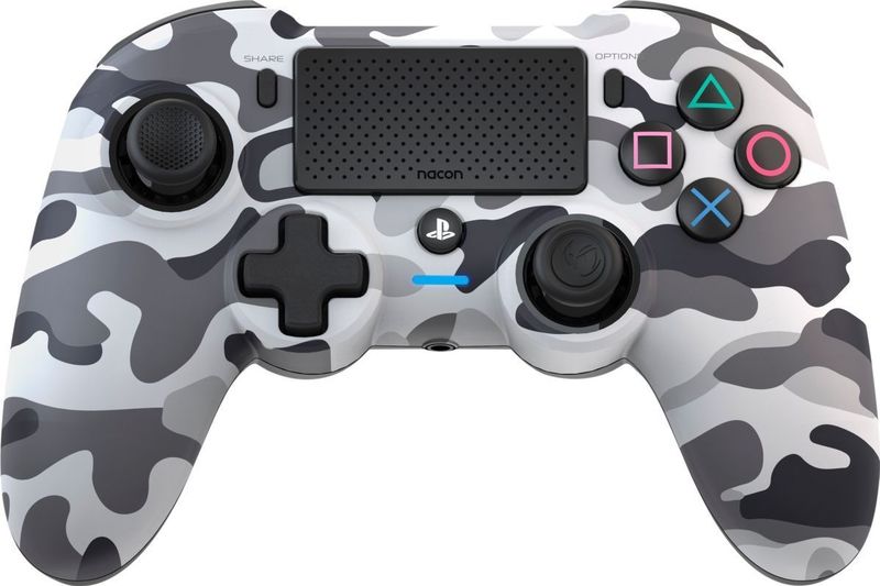 Nacon - Gaming Asymmetrische Draadloze Controller - Grijs - PS4