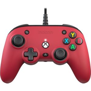 Nacon Gaming Pro Compact Controller (Xbox serie X, PC, Xbox One X, Xbox serie S), Controller, Rood