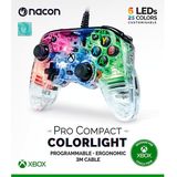 Nacon Controller Pro Compact Colorlight Transparant Xbox (xbxprocompactrgb)