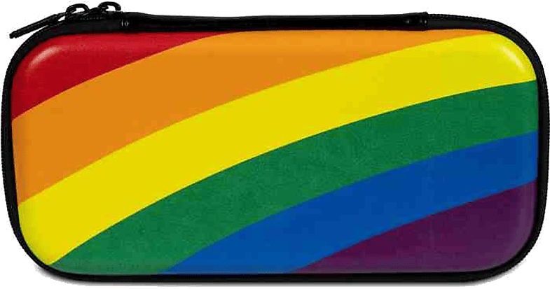 Nacon - Harde Transporttas - Regenboogvlag - Funda Nintendo Switch