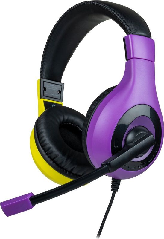 Bigben Stereo Gaming Headset V1 - Nintendo Switch - Paars/Geel