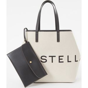 Stella McCartney, Witte Tote Tas met Stella Mc Cartney Logo Wit, Dames, Maat:ONE Size