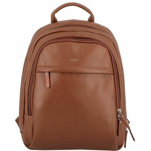 Jump Uppsala Cuir Rugzak Leer 36 cm Laptop compartiment caramel