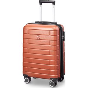 Arogado by Jump - Handbagage 55 cm - 4 Wielen - TSA-Cijferslot - Expandable - Terracotta