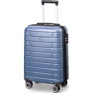 Arogado by Jump - Handbagage 55 cm - 4 Wielen - TSA-Cijferslot - Expandable - Blauw