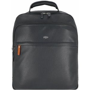 Jump Uppsala Cuir Rugzak Leer 40 cm Laptop compartiment navy