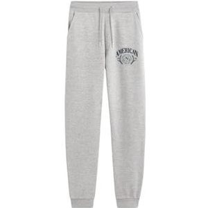 AMERICAN COLLEGE USA Joggingbroek voor dames en heren, Grijs, S