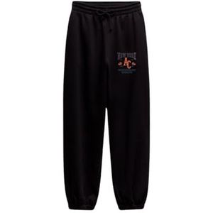 AMERICAN COLLEGE USA Joggingbroek voor dames en heren, Zwart, XL