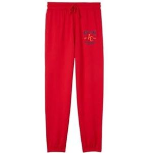 AMERICAN COLLEGE USA Joggingbroek voor dames en heren, Rood, XL