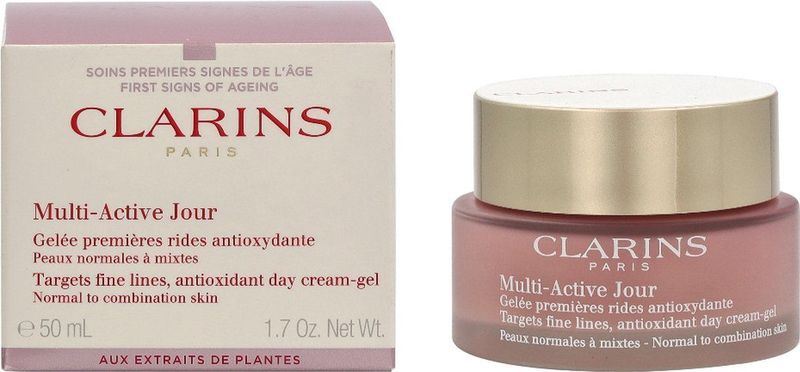 Clarins - Multi Active - Anti-Rimpel Dagcrème - 50 ml - Voor Gezicht