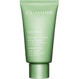 Clarins - SOS Pure Rebalancing Clay Mask - 75ml - Klei - Verzorging