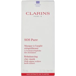 Clarins - SOS Pure Rebalancing Clay Mask - 75ml - Klei - Verzorging