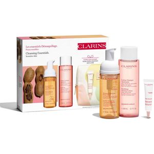 CLARINS - Cleansing Essentials - Sensitive Skin - 3 st - Reinigingslotion/tonic