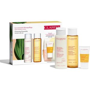 Clarins Cleansing Essentials | 200 ml  15 ml  200 ml  Tas Set 4 st