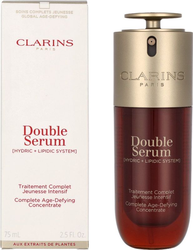 CLARINS Double Serum 75 ml - Huidveroudering Aanpakken - Natuurlijke Ingrediënten