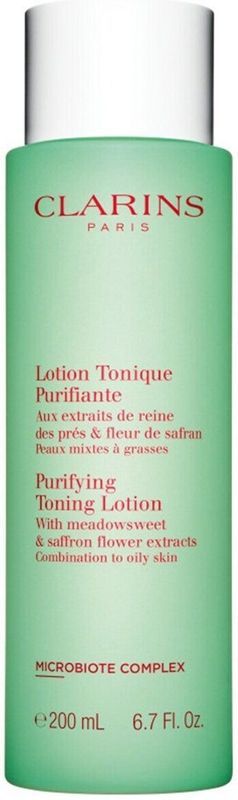 Clarins - Purifying Toning Lotion - Gezichtstonic - 200 ml - Voor Gecombineerde Tot Vette Huid